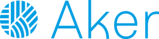 Aker blue logo
